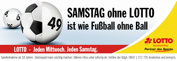 Banner - Samstag ohne Lotto ist wie Fussball ohne Ball