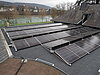 Die neue Photovoltaik-Anlage auf dem Dach des Hauses des Sports. 