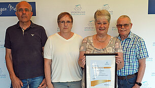 Platz 2 in der Gruppe 4 für den TV Sinzig 08 im Vereinswettbewerb.