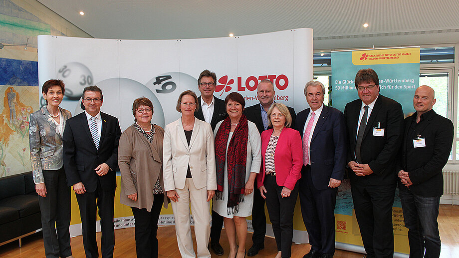 Landessportbünde Rheinland-Pfalz, Saarland, Baden-Württemberg und Bayern treffen sich mit Lotto.