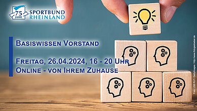 Seminar: Basiswissen Vorstand am 26.04.2024, Online von Ihrem Zuhause