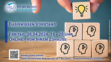 Seminar: Basiswissen Vorstand am 26.04.2024, Online von Ihrem Zuhause