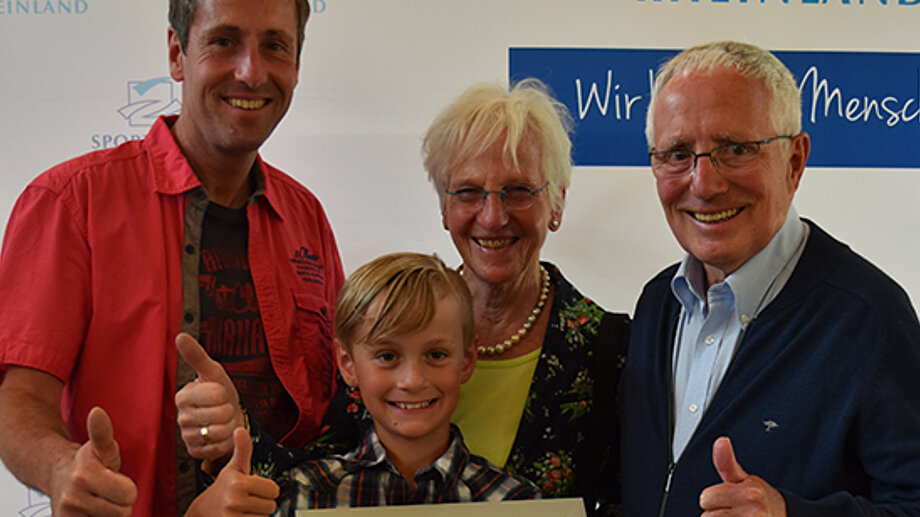 Familie Rössling ist Sportabzeichen-Familie 2016.