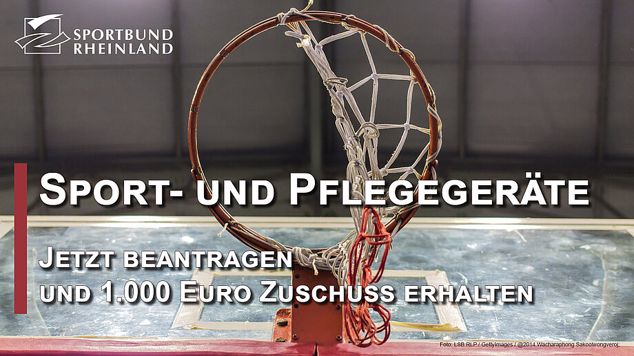 Sport- und Pflegegeräte - Jetzt beantragen und bis zu 1.000 Euro Zuschuss erhalten