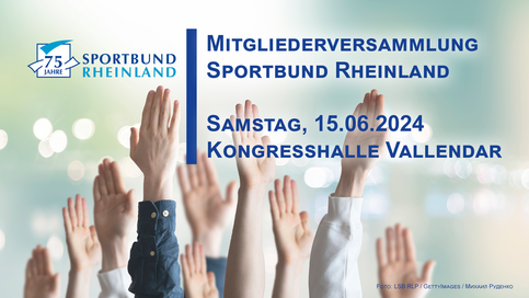 Mitgliederversammlung des Sportbundes Rheinland am 15.06.2024 in Vallendar