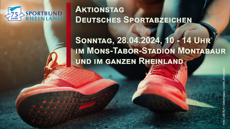 Aktionstag Sportabzeichen am 28.04.2024, 10 - 14 Uhr in Montabaur